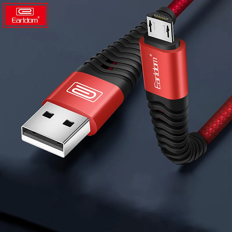 

Earldom Fishbone Micro USB Cable For Samsung S7 S6 Type C Cable for Huawei Xiaomi Phone Data USB Cable for Iphone 6 7 Plus 8 XS