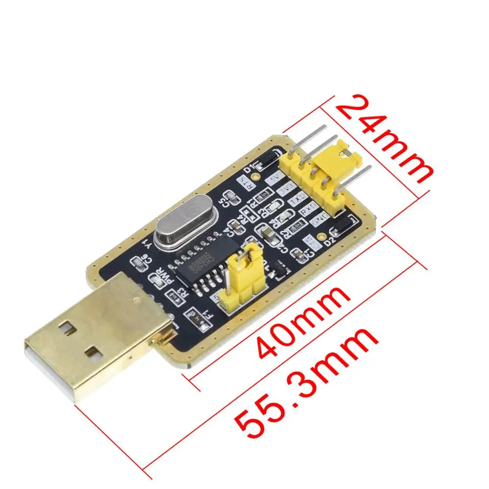 Модуль ShengYang CH340 вместо PL2303 CH340G RS232 к TTL 1 шт. модуль обновления USB последовательному