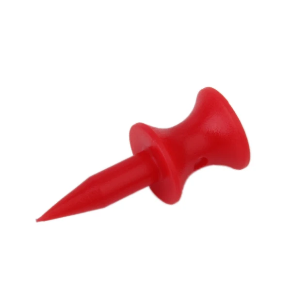 Light 99Pcs Red Plastic Step Down Castle Golf Tees Graduated Height Control 30mm Golf Double-deck Tee  