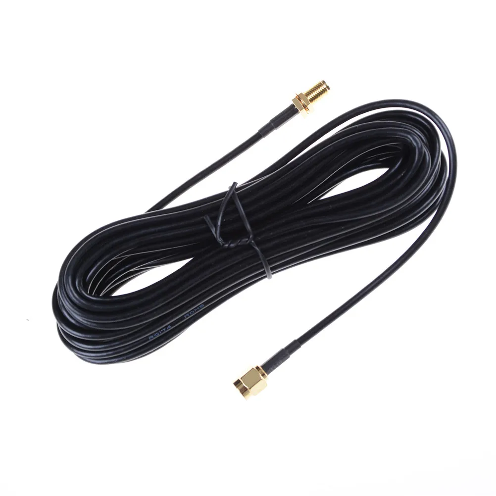 

1PCS quick connector 6M Antenna RP-SMA Extension Cable WiFi Wi-Fi Router without pin inside