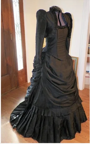 

Black Ball Gothic Victorian Dress