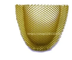 

upper Dental Lab Yellow Denture Materials Golden Metal Palatal Reinforcement Mesh For Acrylic Partial DentureGood Quality