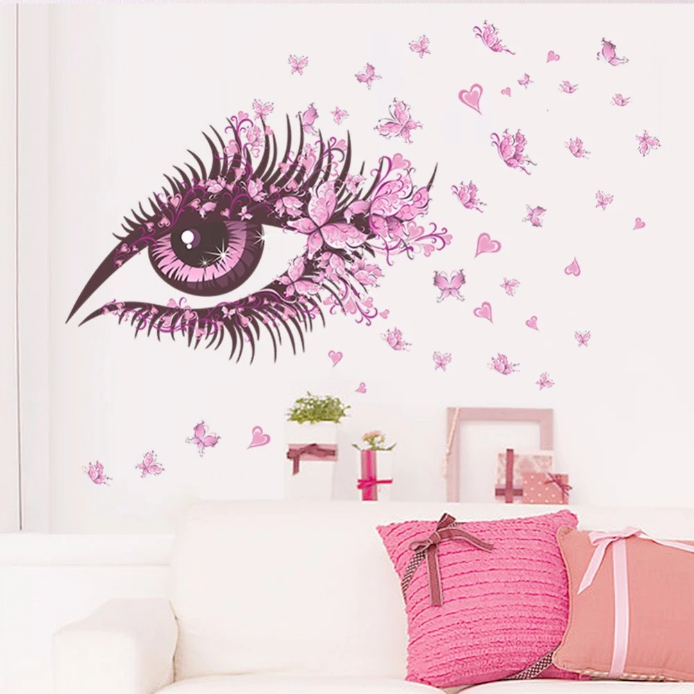 3D Chinese Ink Light Pink Lotus Butterfly Wallpaper Mural Peel and Stick Wallper Removable Wall Prints Stickers Feature Wall Wallpaper B771