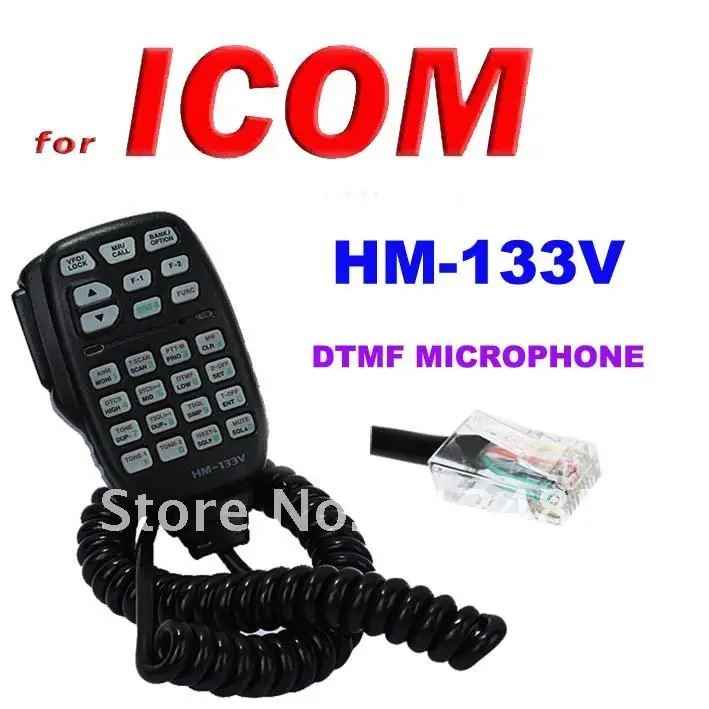 Hm-133v Dtmf Microphone With Keypad Lighting For Icom Mobile Transceiver Ic/208h/2100h,  2200h, 2720h, 2725e, V8000 - Walkie Talkie - AliExpress