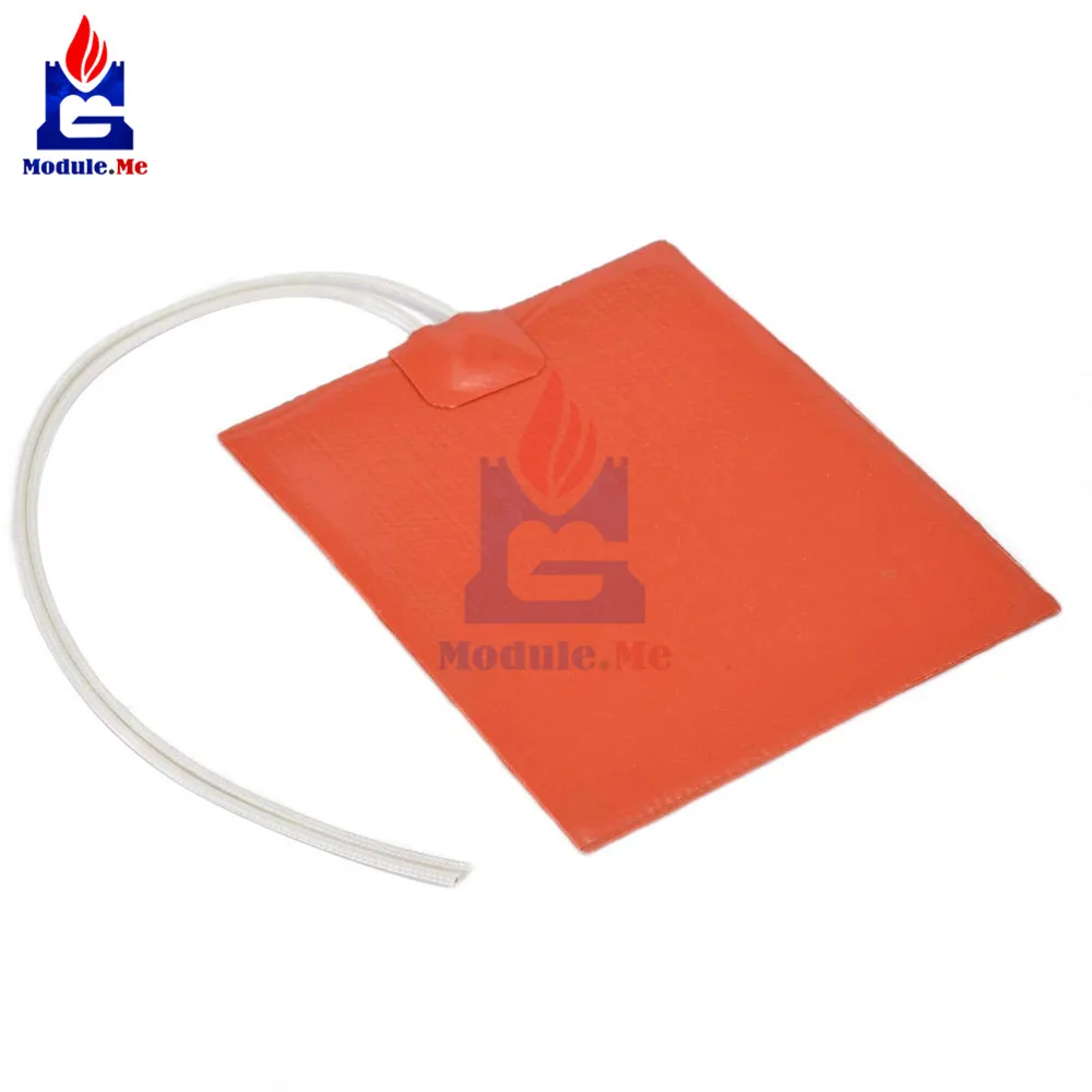

Silicone Rubber Panel Heating Panel Constant Temperature Heater Panel Plate 100*120mm for Heating Tool 12V 12W