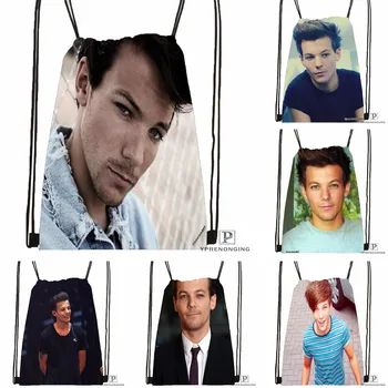 

Custom Louis Tomlinson Drawstring Backpack Bag Cute Daypack Kids Satchel (Black Back) 31x40cm#180531-02-39