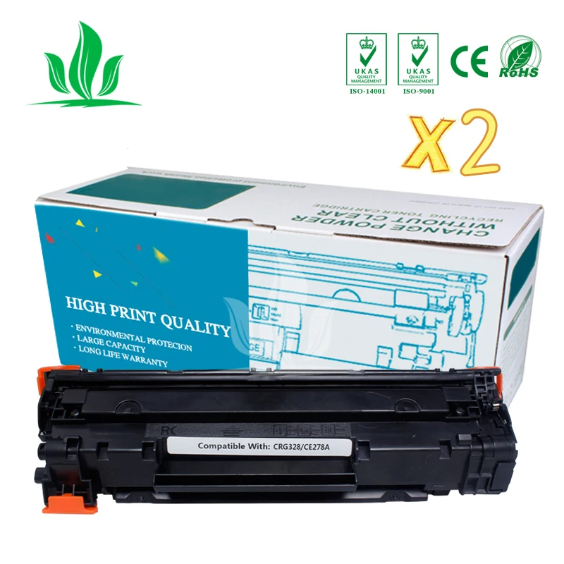 

2PCS CE278A 278A/a 278 Compatible Toner Cartridge for HP laserjet pro P1560 1566 1536 1600 1606DN printer