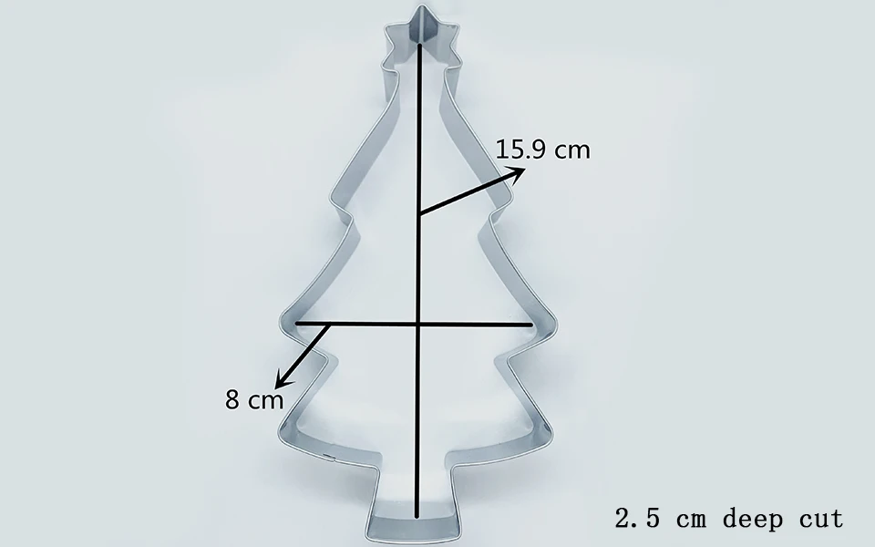 KENIAO Новогодняя елка- Резак для печенья- Печенье / Помадка / Кондитерские изделия / Хлеборезки- Нержавеющая сталь