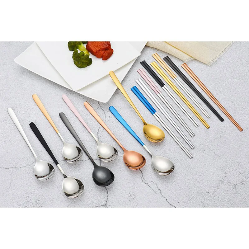 1 шт. ложка с длинной ручкой из розового золота кофейная/чайная ложка из нержавеющей стали для смешивания коктейлей перемешивания LKS99