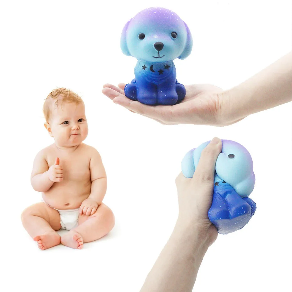 

New hao selling Squishies Galaxy Puppy Slow Rising Cartoon Cream Scented Stress Relief Toys 6.14