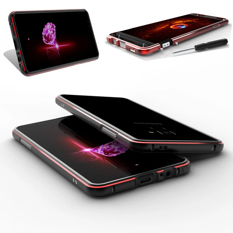 

For OPPO R17 R 17 Case Aluminum Metal Bumper Case for OPPO R17 Dual color Slim Frame For OPPO R17 Case Cover