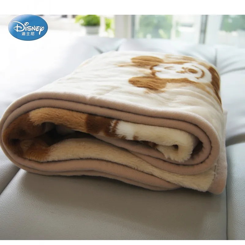 Дисней коричневый Микки Минни Маус синие детские одеяла 70x100 см для домашних животных Кошки детей на кроватку/диван