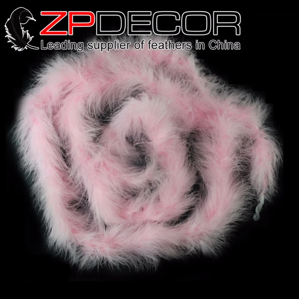 ZPDECOR 20 Yards/Lot 20g Top Quality Baby Pink Marabou Feather Boa