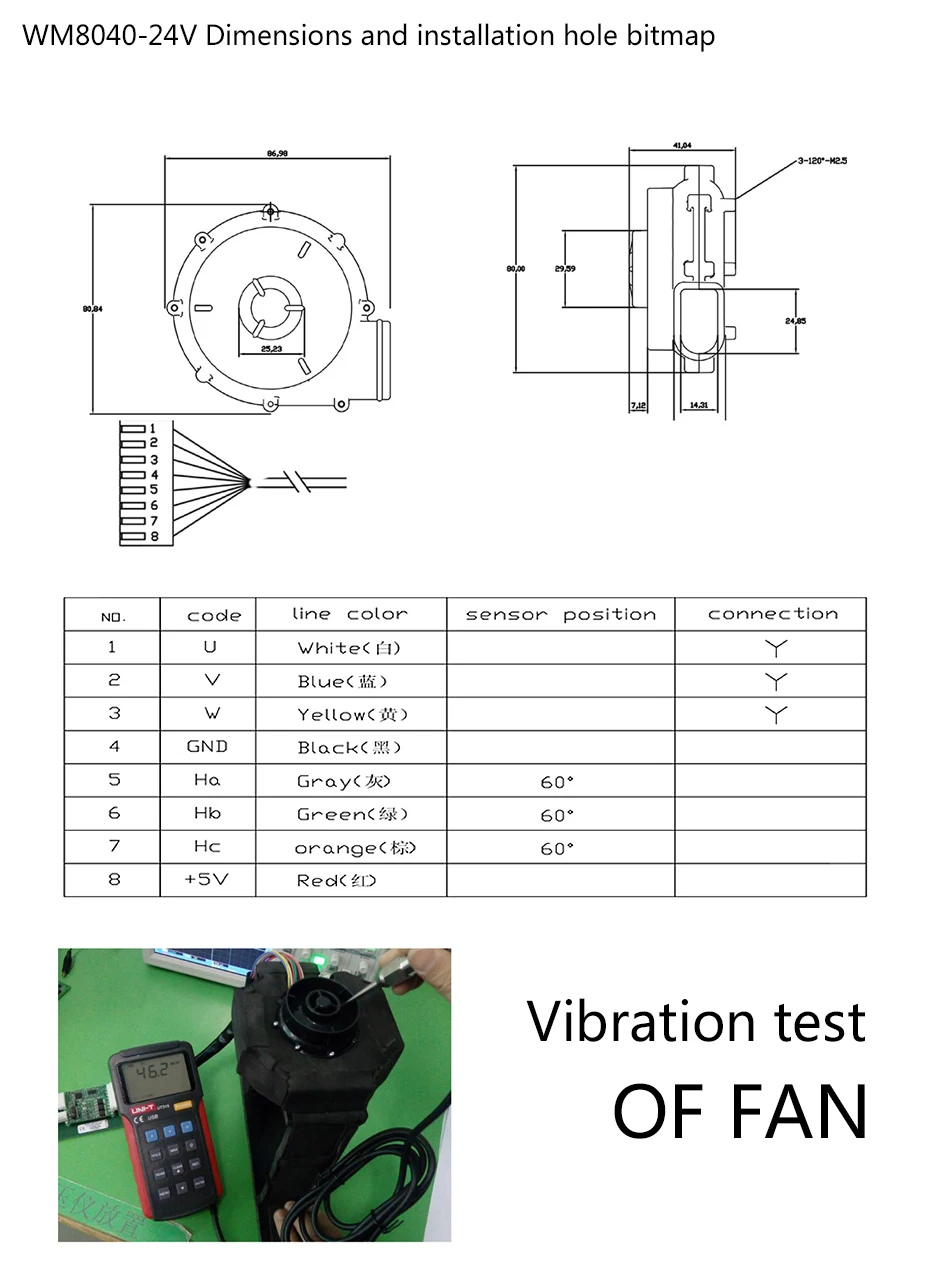 8040 DC12V 24 V бесщеточный центробежный вентилятор с трехфазный двигатель и драйвер контроллер для оборудования подачи воздуха WM8040-12/24