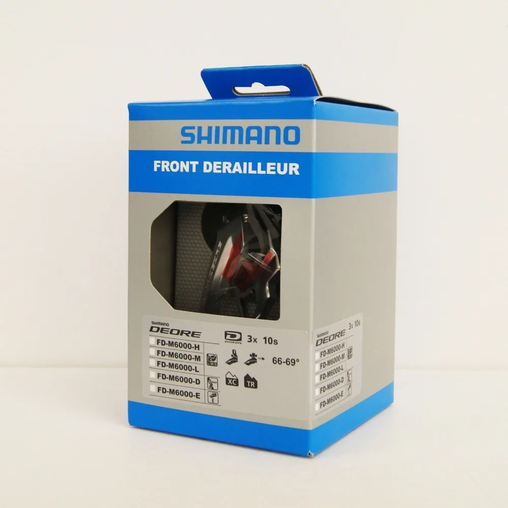 

Original Shimano Deore Bicycle FD-M6000 10-Speed Bike Front Derailleur