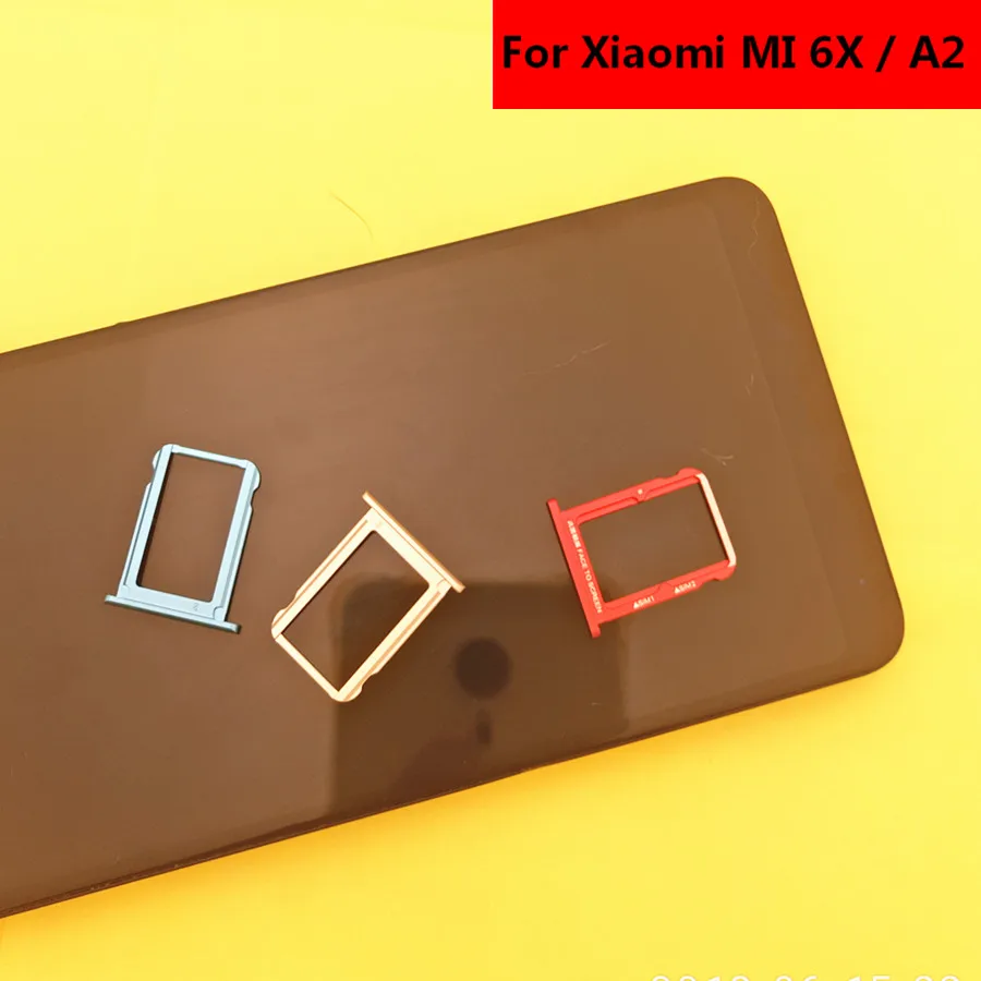 Слот для Sim карты xiaomi MI6X 5 7 дюйма слот sim адаптер запасные части телефона маленькие
