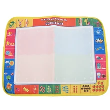 Коврик для рисования водой, коврик для путешествий, многоразовый, портативный, для окраски, художественная установка, обучающая игрушка для детей, подарки, 1x волшебные ручки