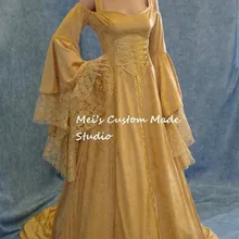 На заказ Ренессанс средневековый ручная работа фантазия Театральный Костюм