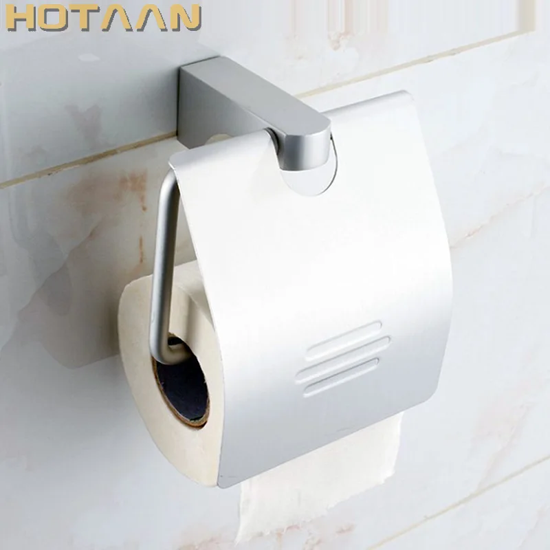 Твердая алюминиевая коробка для туалетной бумаги, держатель для туалетной бумаги, аксессуары для ванной комнаты, держатель для туалетной бумаги YT-12092