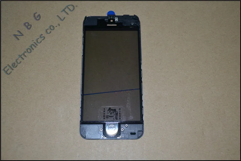 10 шт. лучшее Переднее стекло с рамкой для iPhone 5 5s 5c 6 6s 7 plus oca поляризатором 4 в 1 ЖК