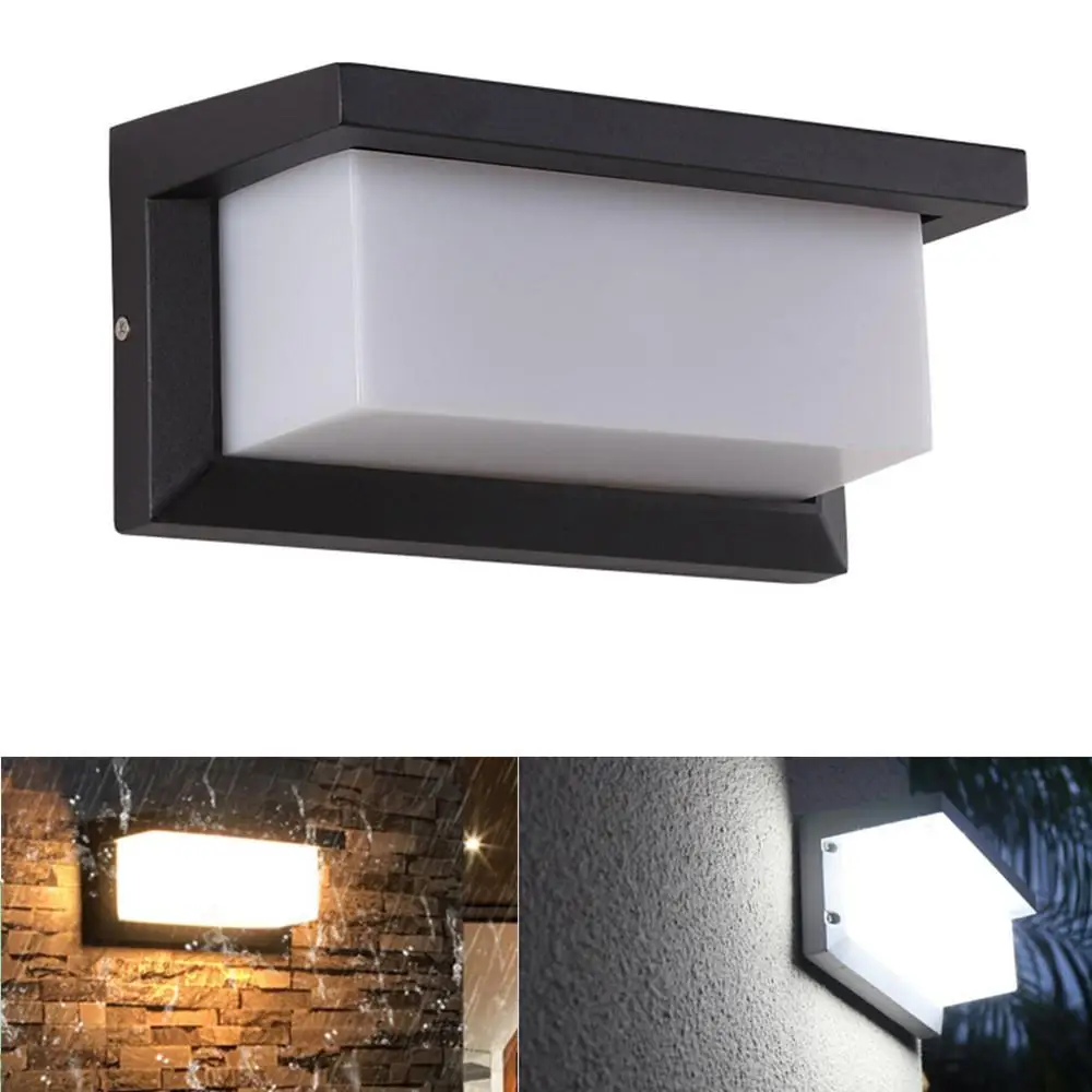 

HobbyLane Modern Outdoor Decor Waterproof LED Wall Lamp Yard Street Lawn Light Decoration Garden Corridor Lighting