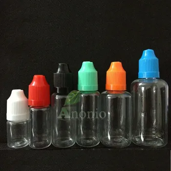 

Wholesale100 pcs Clear PET Bottle With Caps 10ml Dropper Bottles Plastic Eye Dropper Bottles oils CHILD PROOF