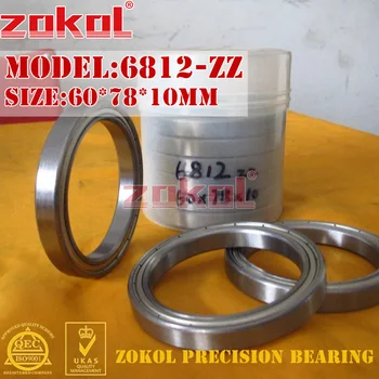 

ZOKOL 6812 Z bearing 6812 ZZ 2RS 6812RS 6812Z Deep Groove ball bearing 60*78*10mm