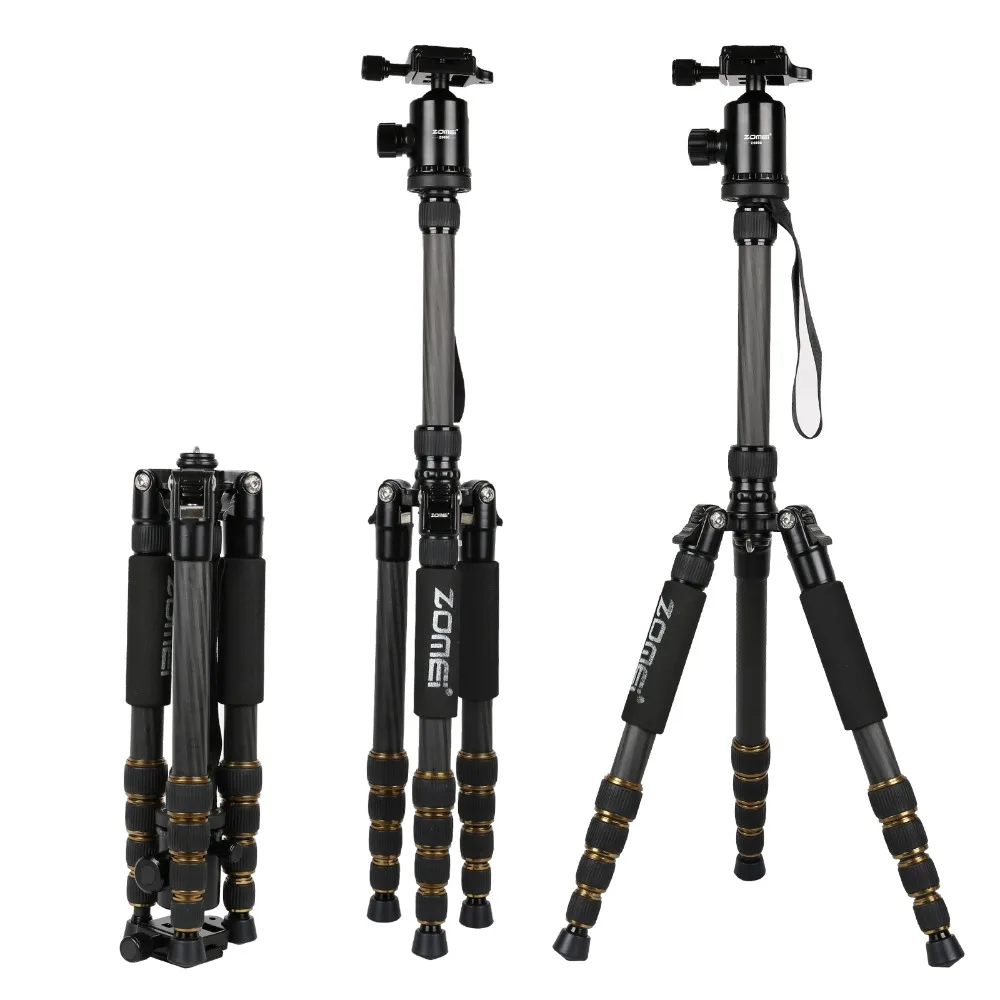 ZOMEI Z699C Professional Portable Travel Carbon fiber camera Tripod