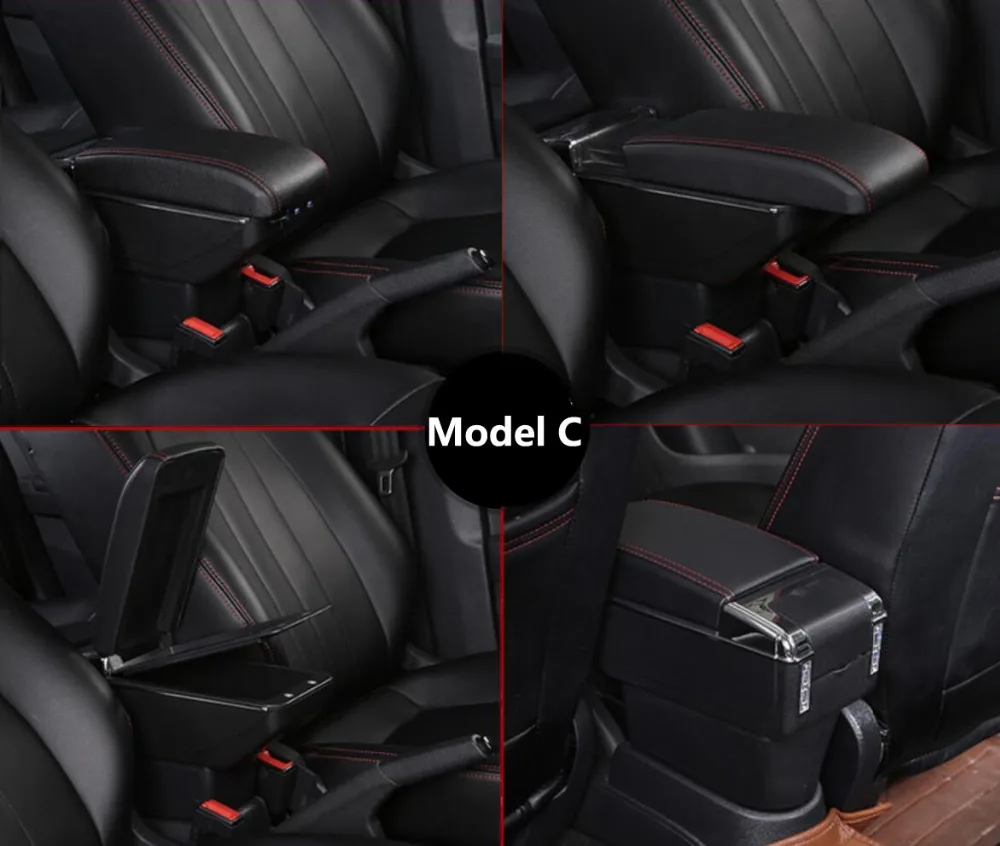 Upgrate для Chevrolet Cruze 7USB + светодиодный слайд лифт подлокотник коробка центральный