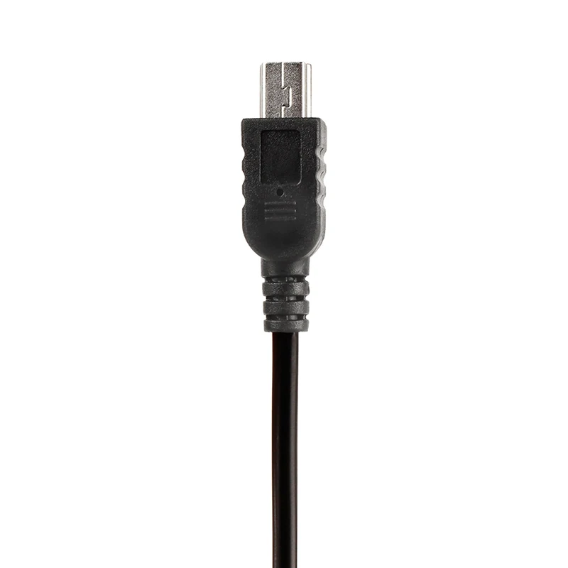 Изогнутое автомобильное зарядное устройство mini USB с 2 портами для автомобильного