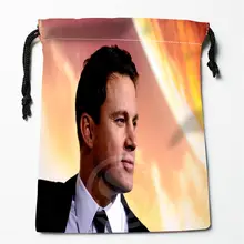 W-114 Ченнинг Татум Пользовательский логотип напечатанный получить мешок степень сжатия сумки drawstring сумки размер 18X22 см E801wm114