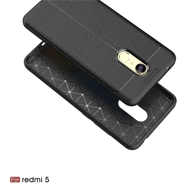 Leather Soft TPU Cover Case for Xiaomi Redmi 5 5A (2)