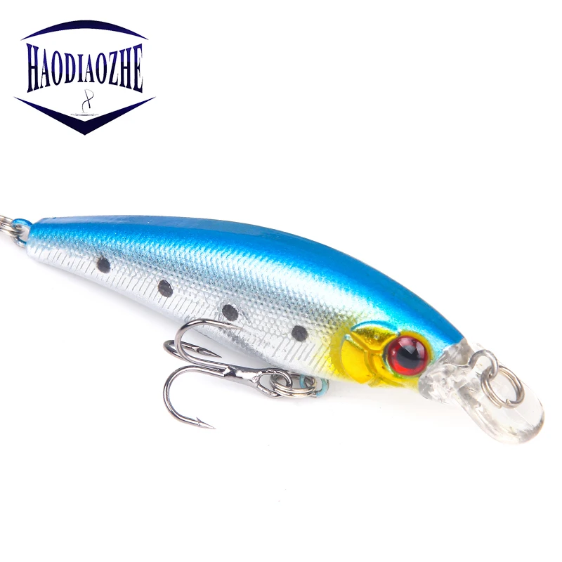 

Minnow Fishing Lure 7.5cm 6.5g Aritificial Japan Wobblers 3D Eyes Floating Laser Crankbait Hard Bait Hard Crank Baits Pesca Isca