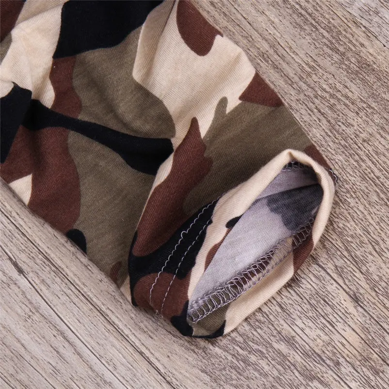 mini camouflag baby girls dress fashionable long sleeve cool girl dress for toddler girls causal conjunto menina 4OT1 (7)