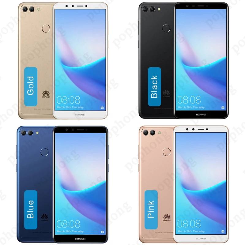 Huawei Y9 2018 Android 8 0 двойная задняя передняя 4 камеры телефон Kirin659 Восьмиядерный FHD