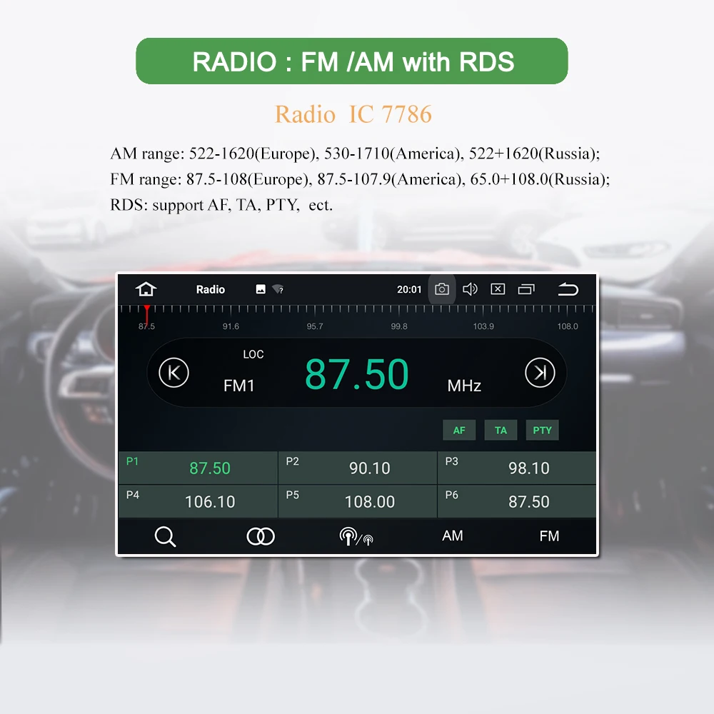 Excellent Bonroad 7"Android Car multimedia player For Toyota Avensis/T25 2009-2015 stereo receive Car Video Player GPS Navigation 3