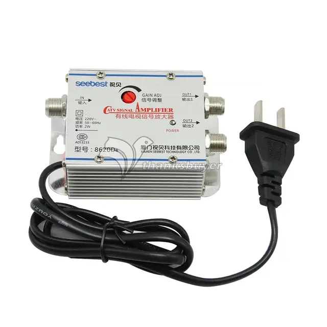 SB 8620D6 2 weg CATV Signal Verstärker Sat Kabel TV Signalverstärker