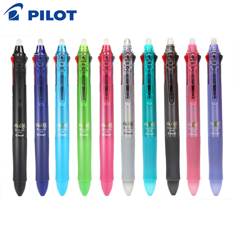 Japan Pilot ручка frixion 3 в 1 стираемая гелевая ручка разных цветов 0,5 мм LKFB-60EF 0,38 мм LKFB-60UF пастельные цвета япония