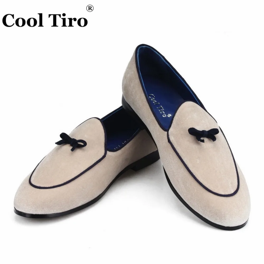 Belgian Loafers creamy Velvet Casual shoes  (3)