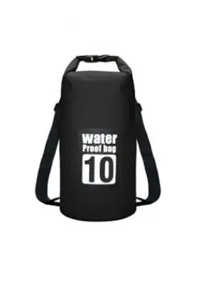 5L/10L/15L/20L/30L водонепроницаемые сумки ПВХ сумка для хранения сухих мешков сплав на каноэ каяках Спорт на открытом воздухе сумки для плавания Дорожный комплект рюкзак - Цвет: Black 10L