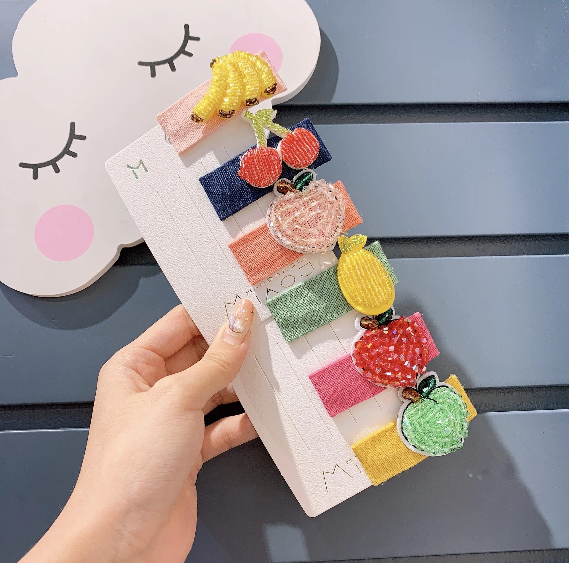

Shiny Ball Cartoon Fruit Hair Clips For Women Flower Bow Hair Accessories Hair Clip Hairpins Barrettes Hairgrips for Girls