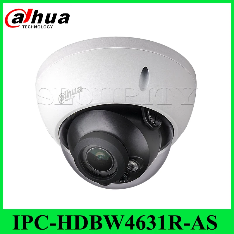 

Dahua IPC-HDBW4631R-AS 6MP IP PoE Camera with dahua Logo IK10 IP67 SD Card Slot IR30M Replace IPC-HDBW4433R-AS