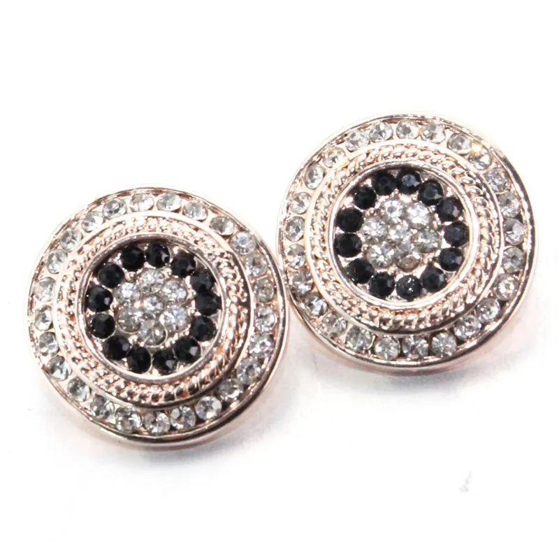 

Gold crystal 18mm metal snap button Wrist watches for women charm DIY jewelry for bracelet one direction 060206