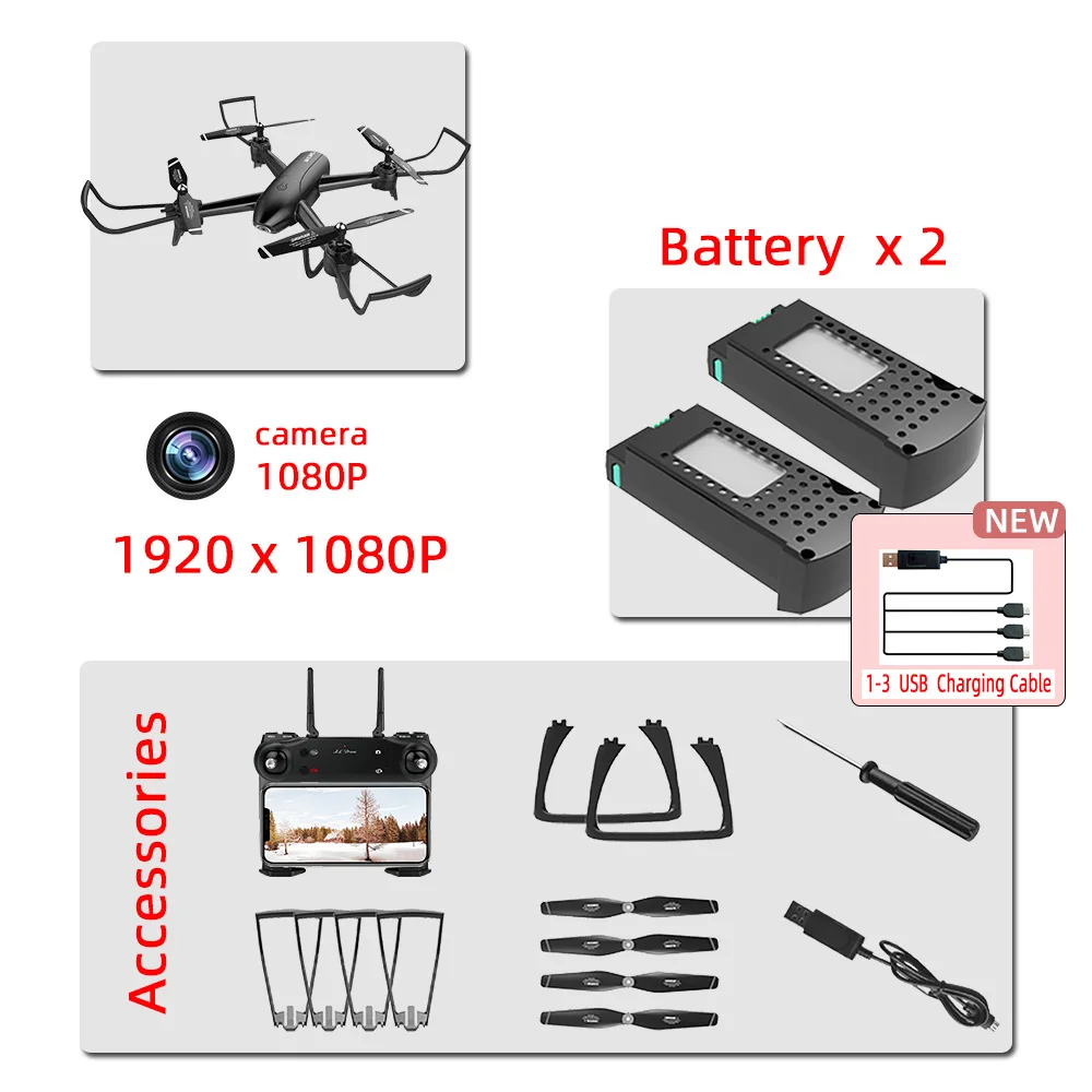 Sg106 Дроны с камерой hd Дрон rc вертолет Дрон 4k игрушки Квадрокоптер Дрон Квадрокоптер helikopter селфи пульт дистанционного управления - Цвет: black-5mp 2B1