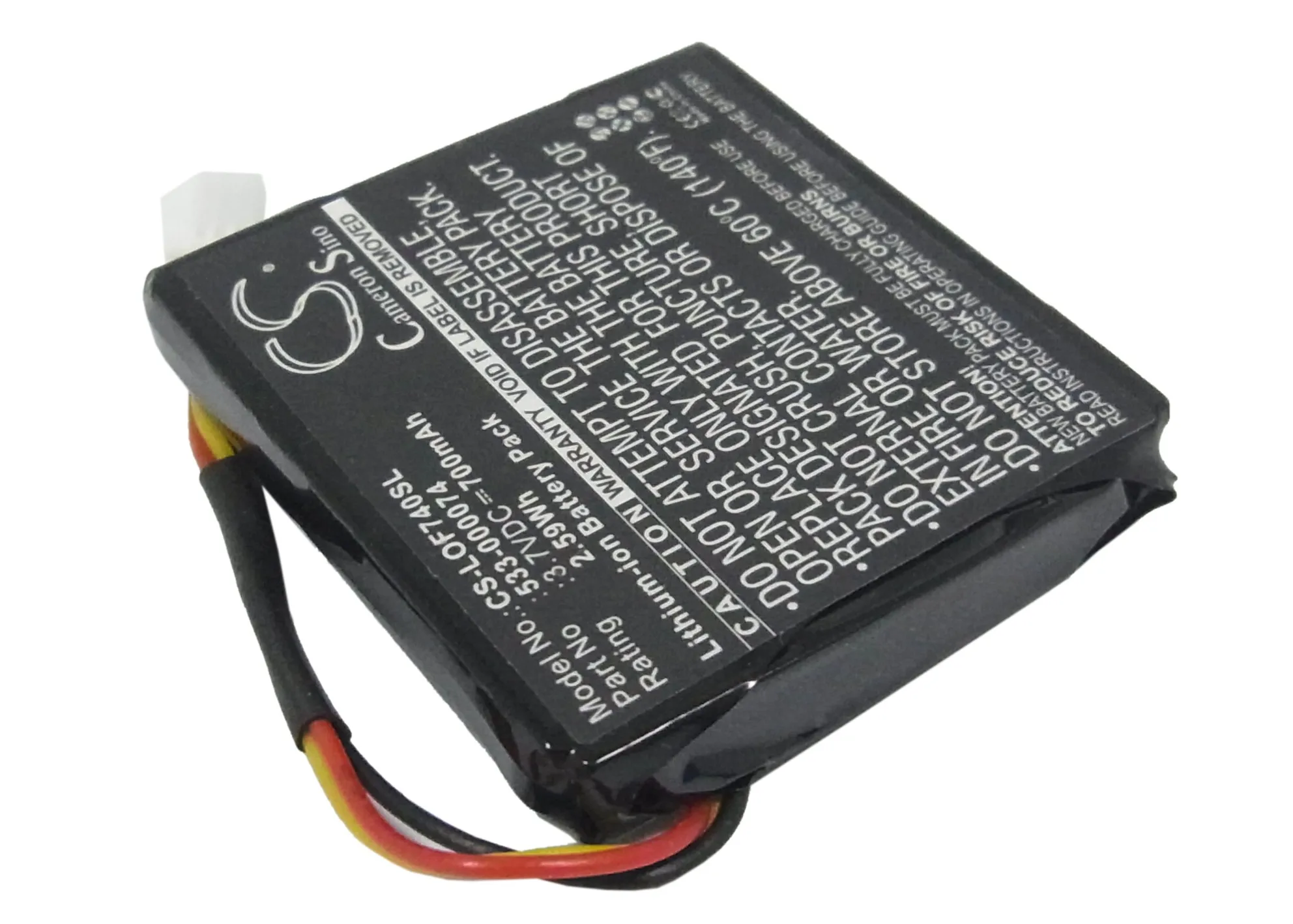 Аккумулятор Cameron Sino 700mAh 533-000074 для logitech 981-000257, F540, G930