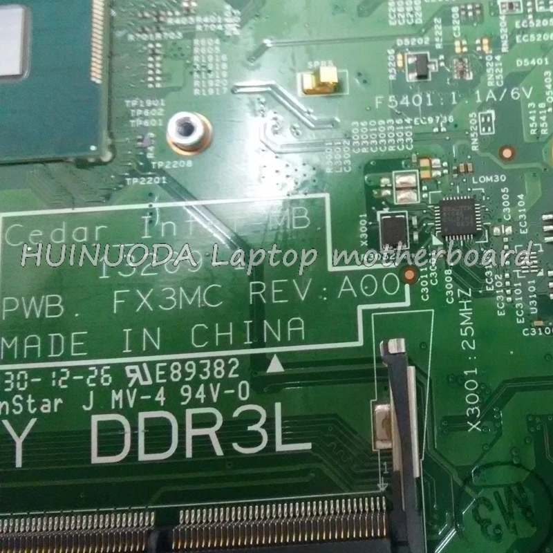 Discount NOKOTION CN-0X4X4V 0X4X4V CN-0T7TC4 0T7TC4 For inspiron 15R 3542 3543 3442 3443 Laptop motherboard I5-5200U 13269-1 PWB FX3MC 0