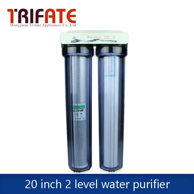 Factory direct sales 20 inch 2 level Direct drinking water purifier Pre