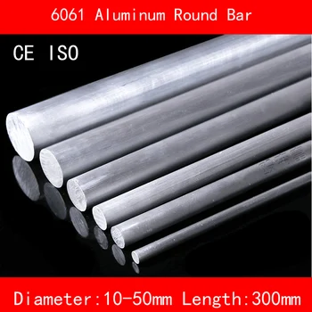 

Diameter 10-50mm length 300mm Aluminum Bar AL 6061 Round Strong Hardness Rod for Industry DIY Lab Metal ISO CE Certificate