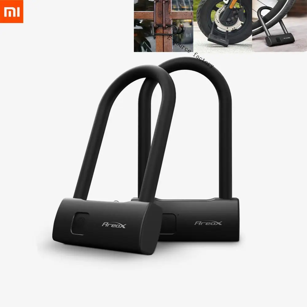 

Stock Xiaomi AreoX U8 Smart Fingerprint U-lock Anti-theft Bicycle Motorcycle Lock Sliding Door Car Window Password Waterproof