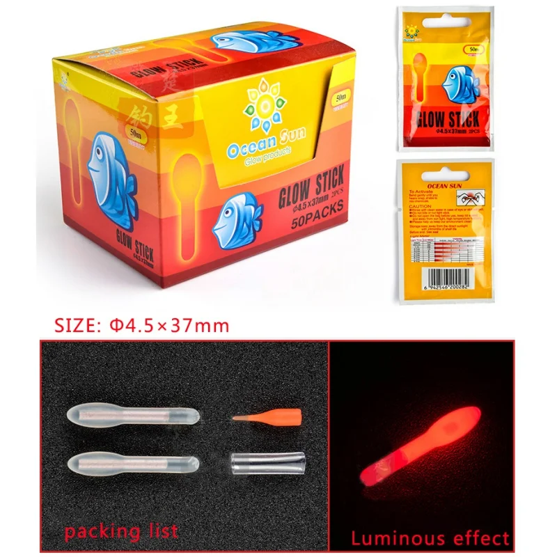 10bag/lot Lightstick Fishing Light Stick Fluorescent Glowing Night Light Dark Glow Stick Fishing Float Luminous Floater Accessor